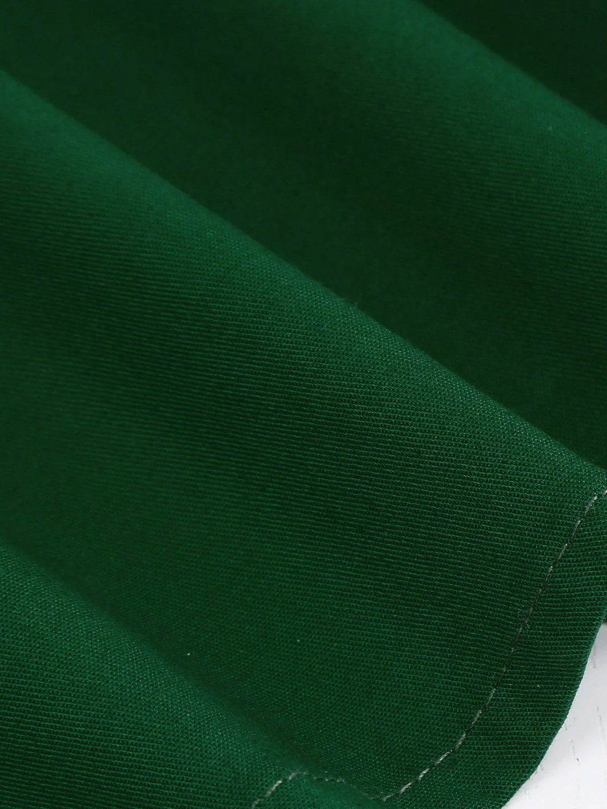 1950s Solid Sweetheart Fold Swing Dress - Image 5